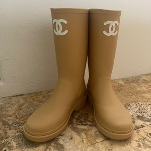 Chanel Rain Boots